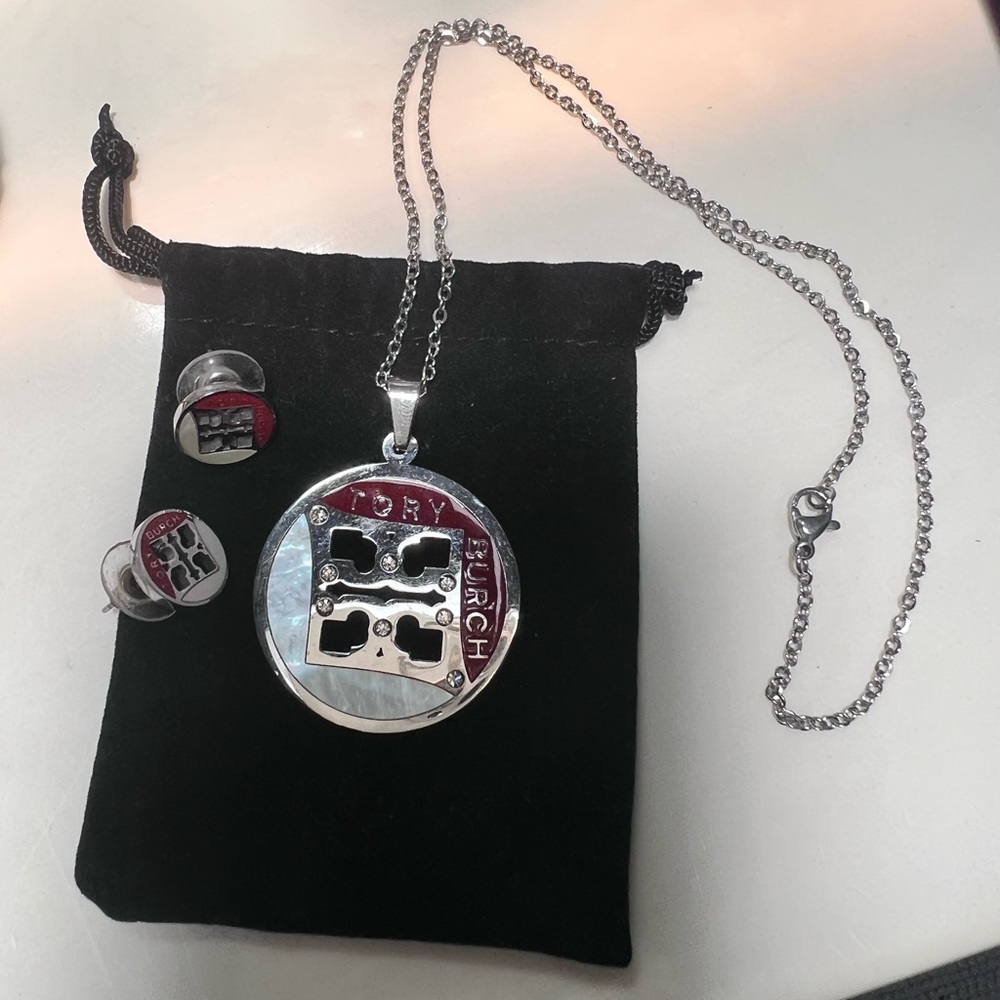 Tory Burch  necklace and earrings set
